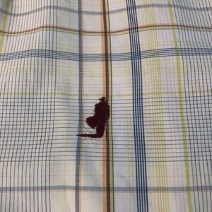 MARLBORO CLASSICS Shirt Mens Large Yellow Plaid Button Down Long Sleeve